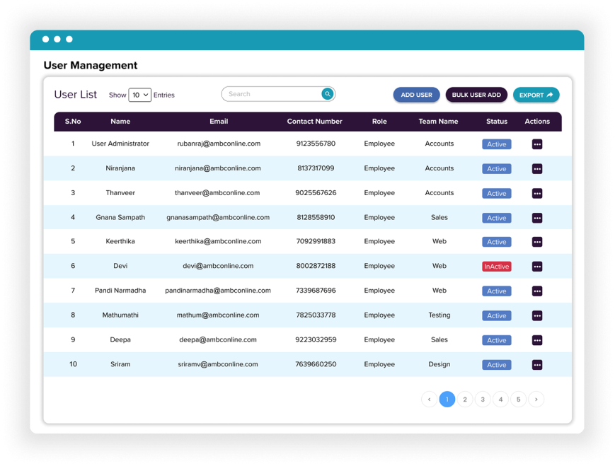 screenshot of our partner training software