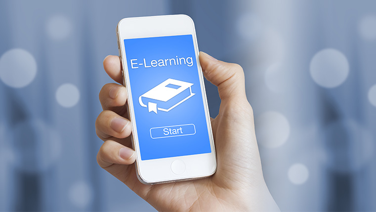 You can learn using Elearning from any time, any where